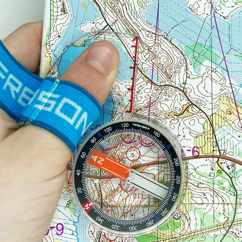 FRENSON NordFORCE STABLE orienteering thumb compass